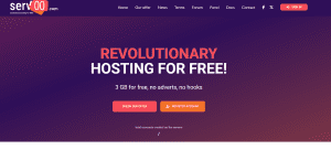 购买域名送serv00.com空间